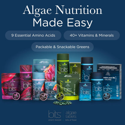 Authentic USA imported algae superfood tablets by ENERGYBITS for daily wellness