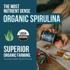 Triquetra Health superfood supplement supplement facts panel detailing the four tablet serving size.