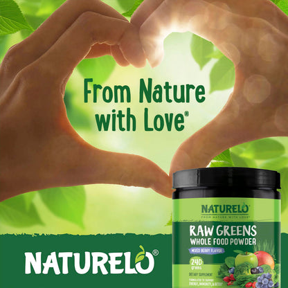 Naturelo vegan gluten free dietary supplement container close up