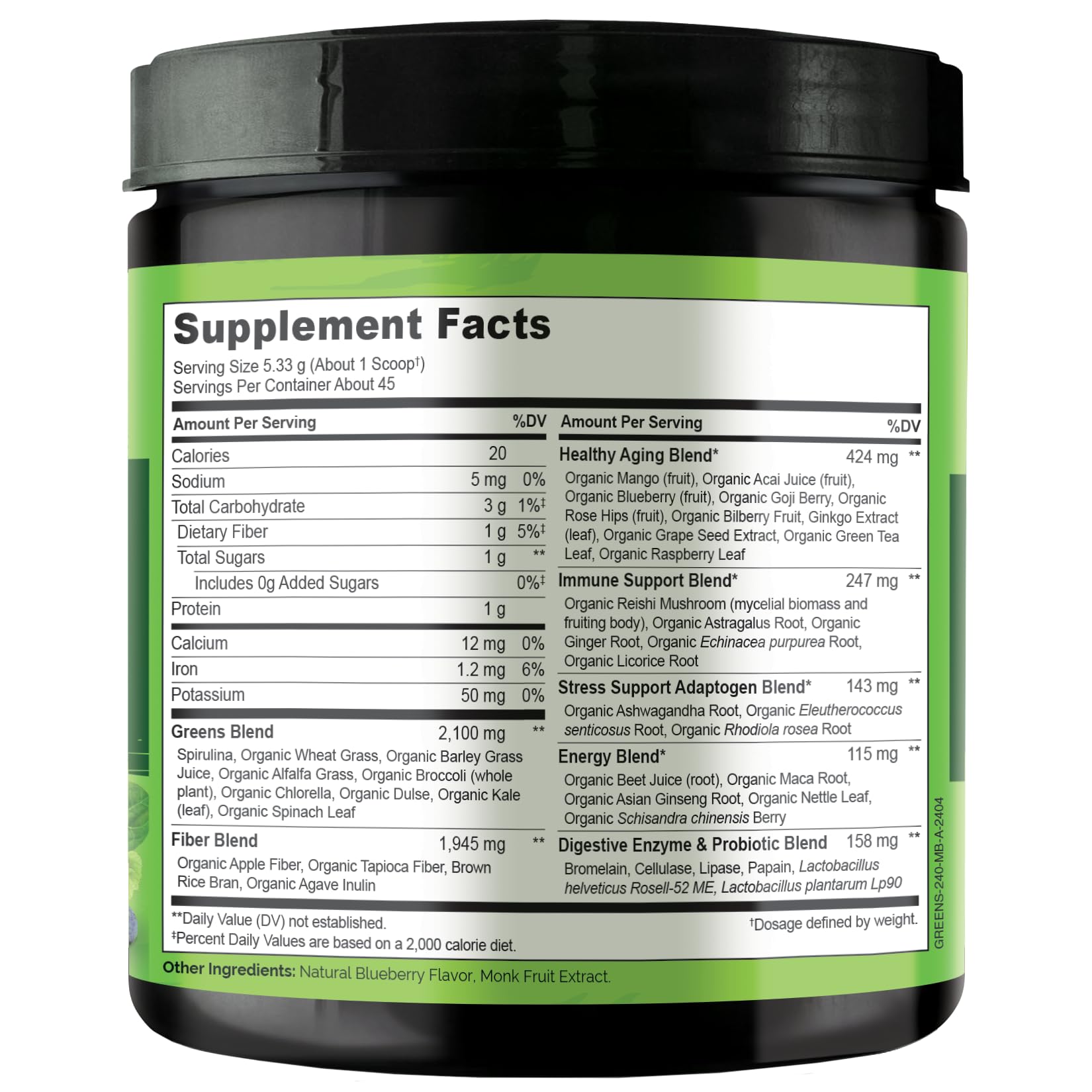 Authentic USA imported Naturelo health supplement packaging base