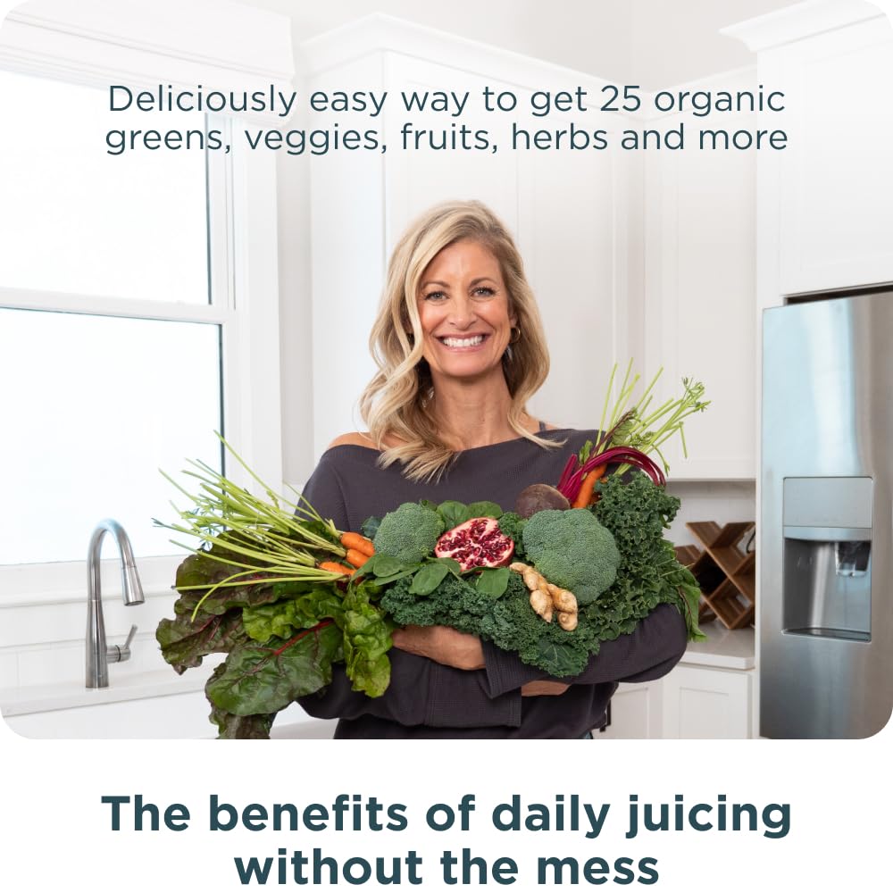 Organic superfood powder mix for gut health and bloating relief