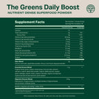 Proper whole plant superfood supplement layout showing imported authentic product seals