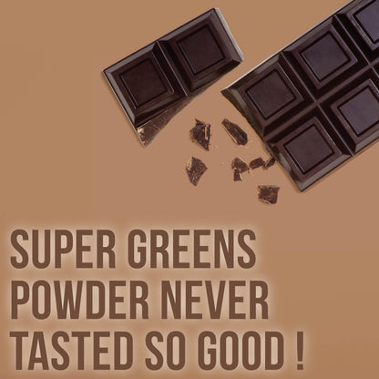 Alkalizing wheat grass and spirulina green powder mix for digestion