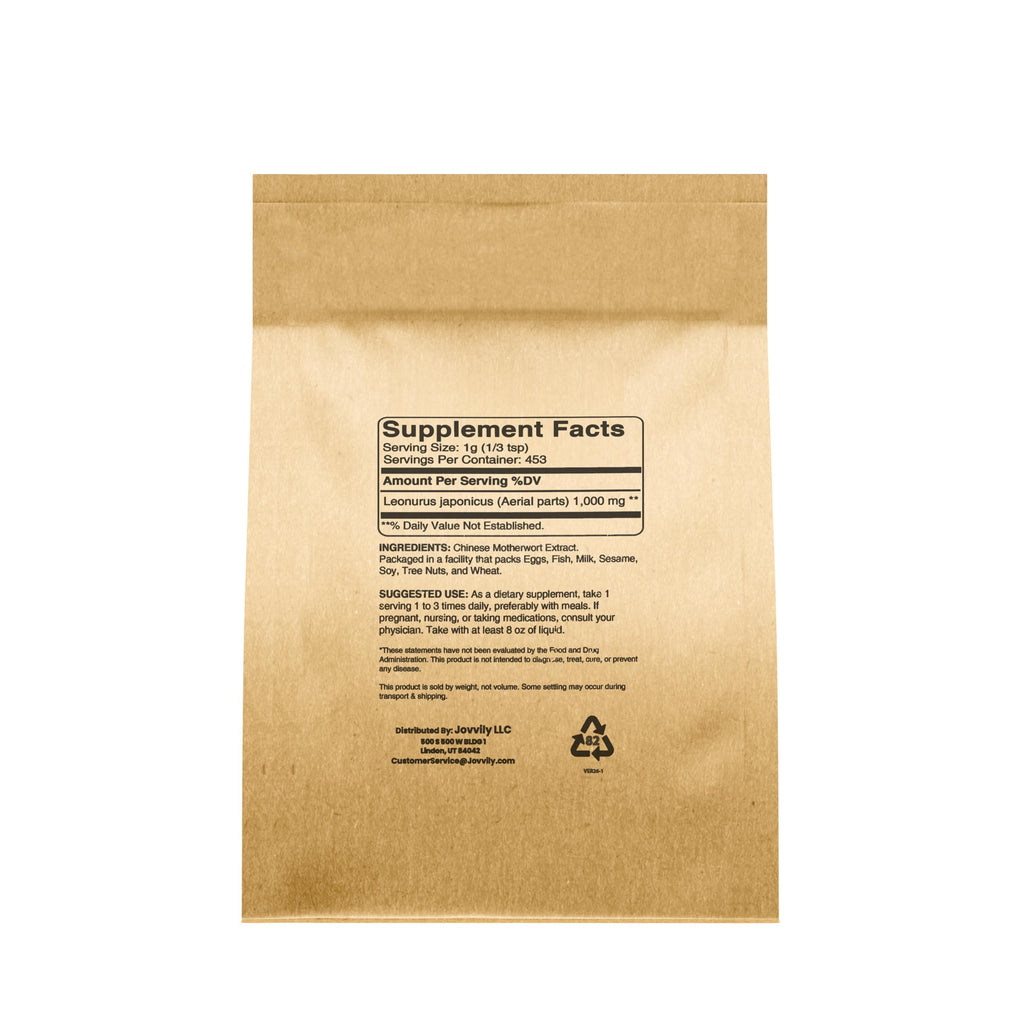 Pure non-GMO traditional Chinese herbal motherwort powder packaging