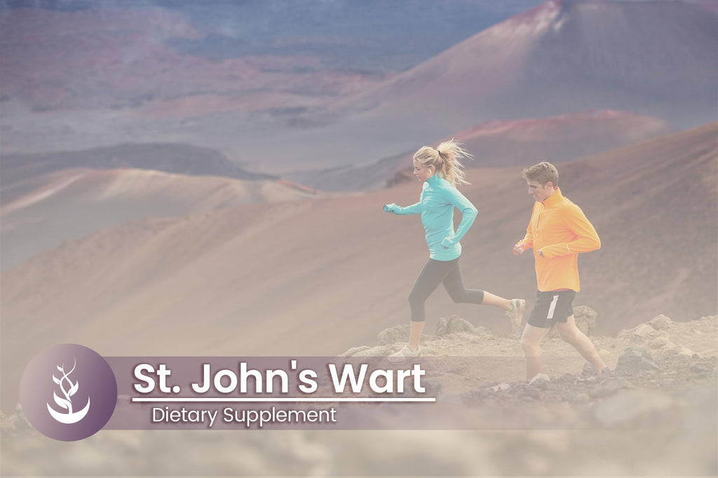 Non-GMO and gluten-free St Johns Wort capsules for emotional balance