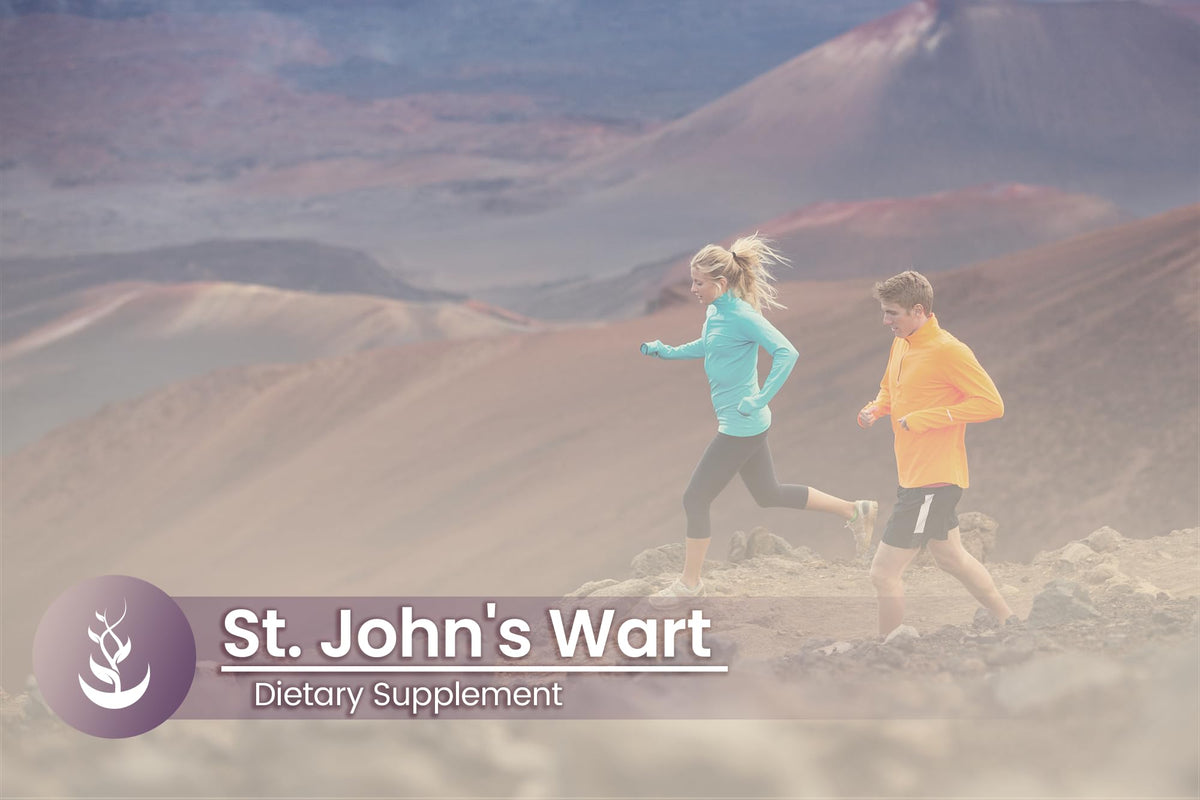 Non-GMO and gluten-free St Johns Wort capsules for emotional balance
