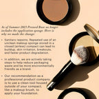 Glo Skin Beauty powder foundation swatch on skin tone