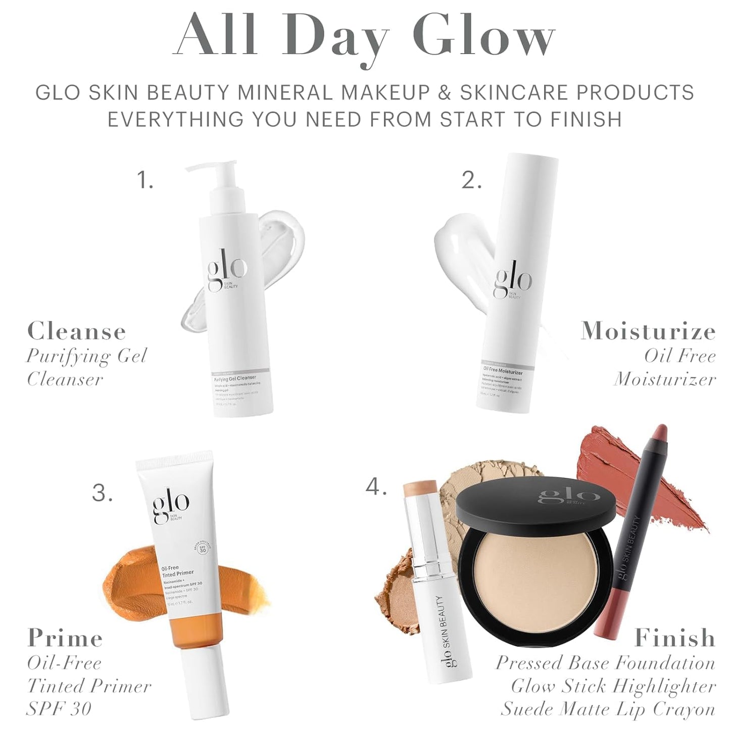 Side profile of Glo Skin Beauty Pressed Base foundation compact