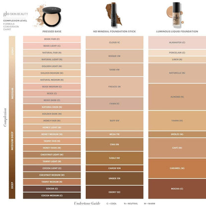 Glo Skin Beauty Honey Light shade swatch on skin