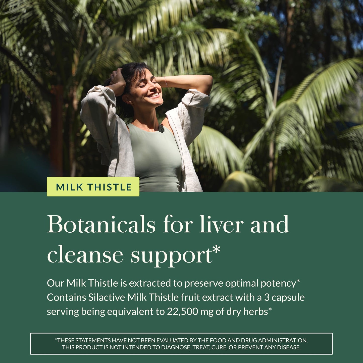 Premium imported USA beauty and health care packaging of liver detox supplement