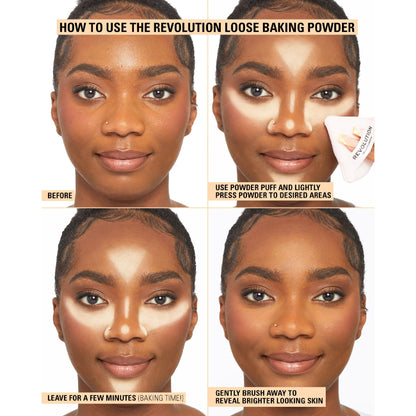 Texture of Revolution Loose Baking Powder in Translucent shade