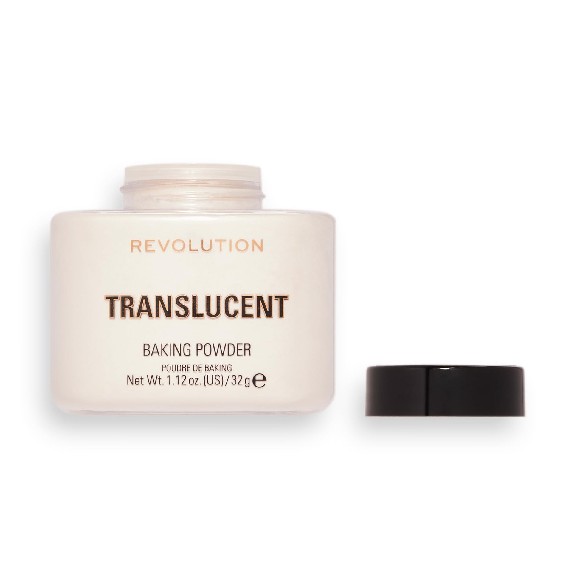Travel-friendly Revolution loose powder jar size reference