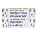 Lifestyle setting featuring the gentle sensitive skin soap bar