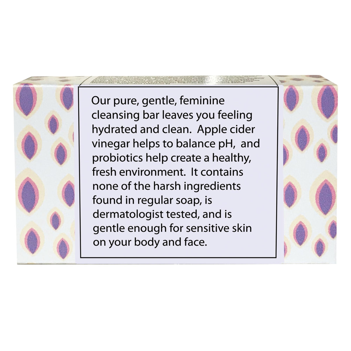 Lifestyle setting featuring the gentle sensitive skin soap bar