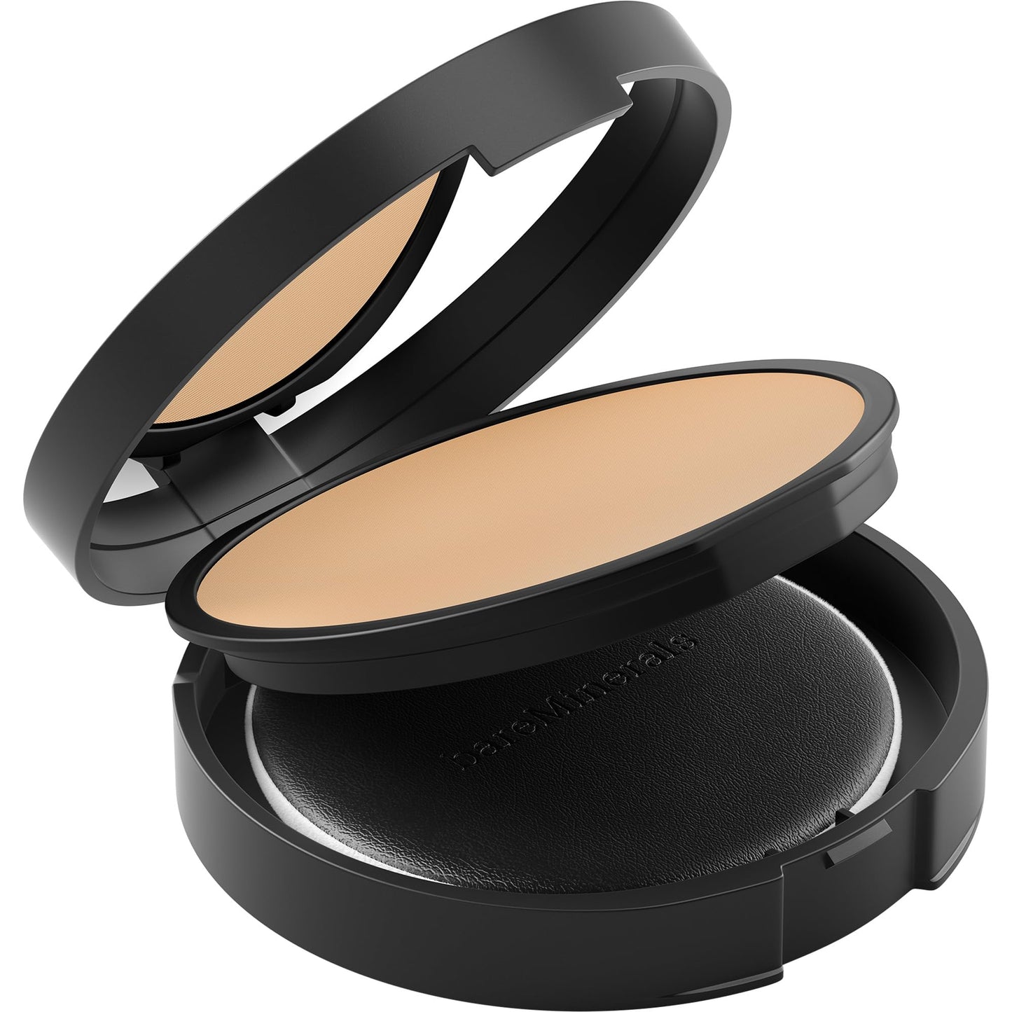 Weightless vegan blurring face powder texture close up.
