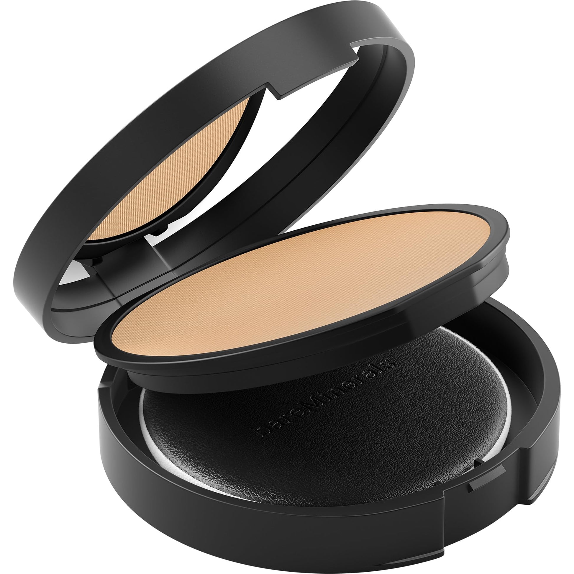 Weightless vegan blurring face powder texture close up.