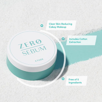 Etude Zero Sebum powder puff applicator detail