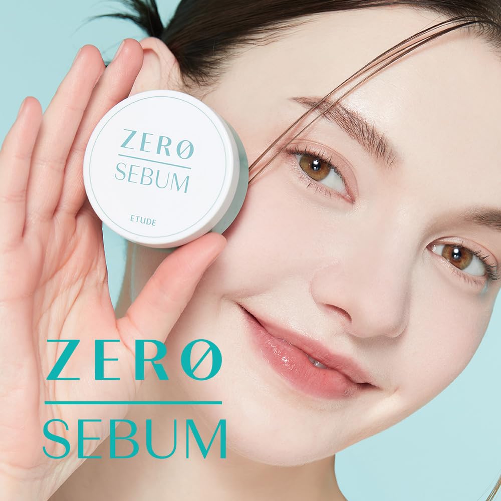 Etude oil control powder applied on hand for texture demonstration