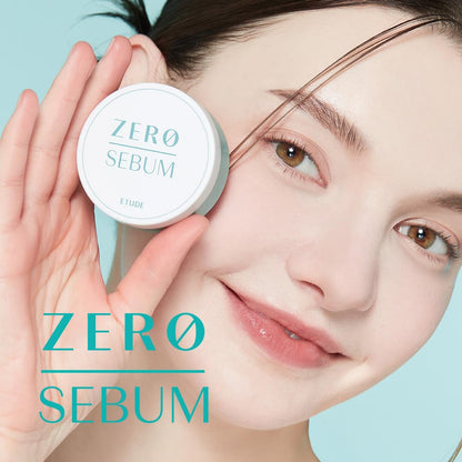 Etude oil control powder applied on hand for texture demonstration