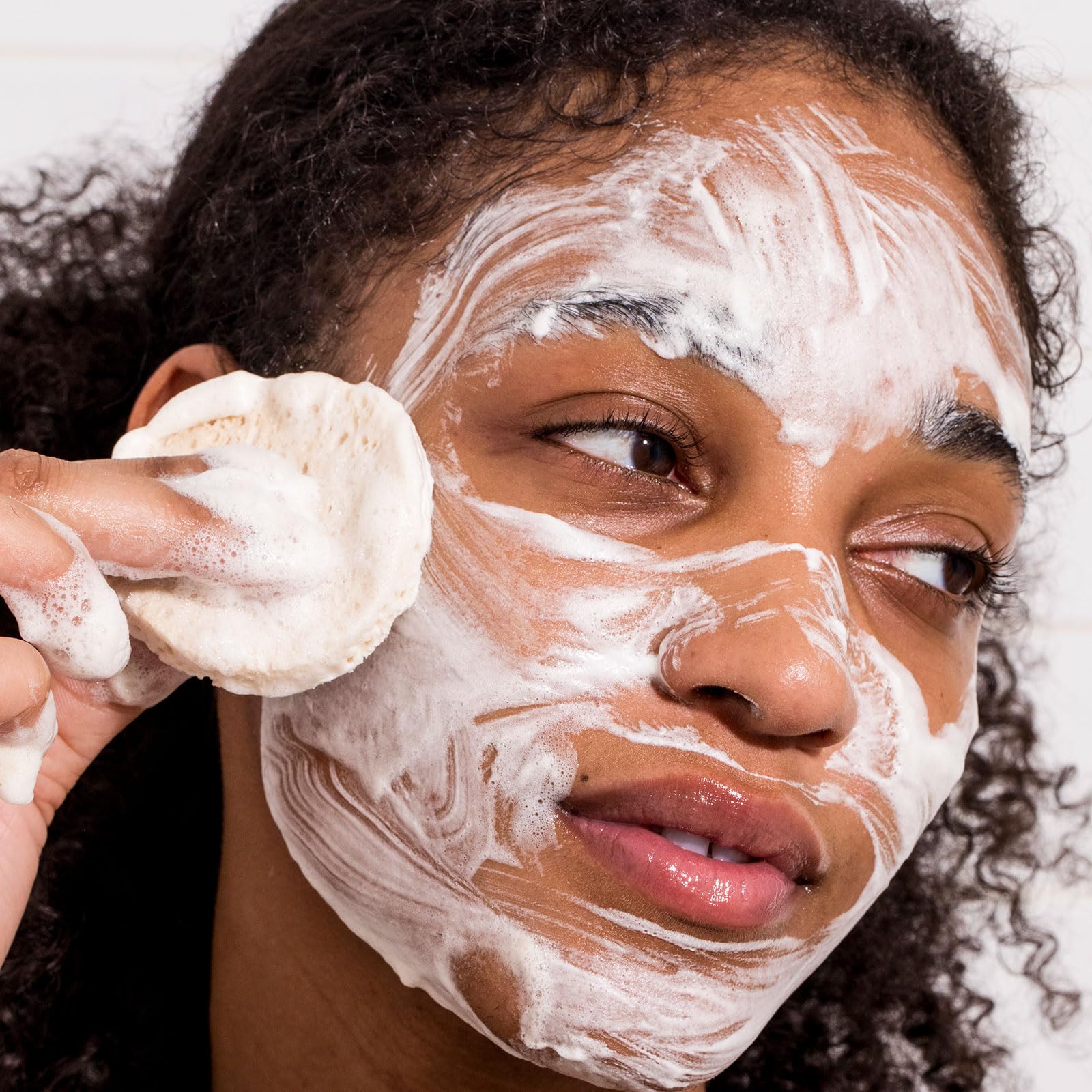 Urban Skin Rx salicylic acid and sulfur exfoliating cleanser texture close up