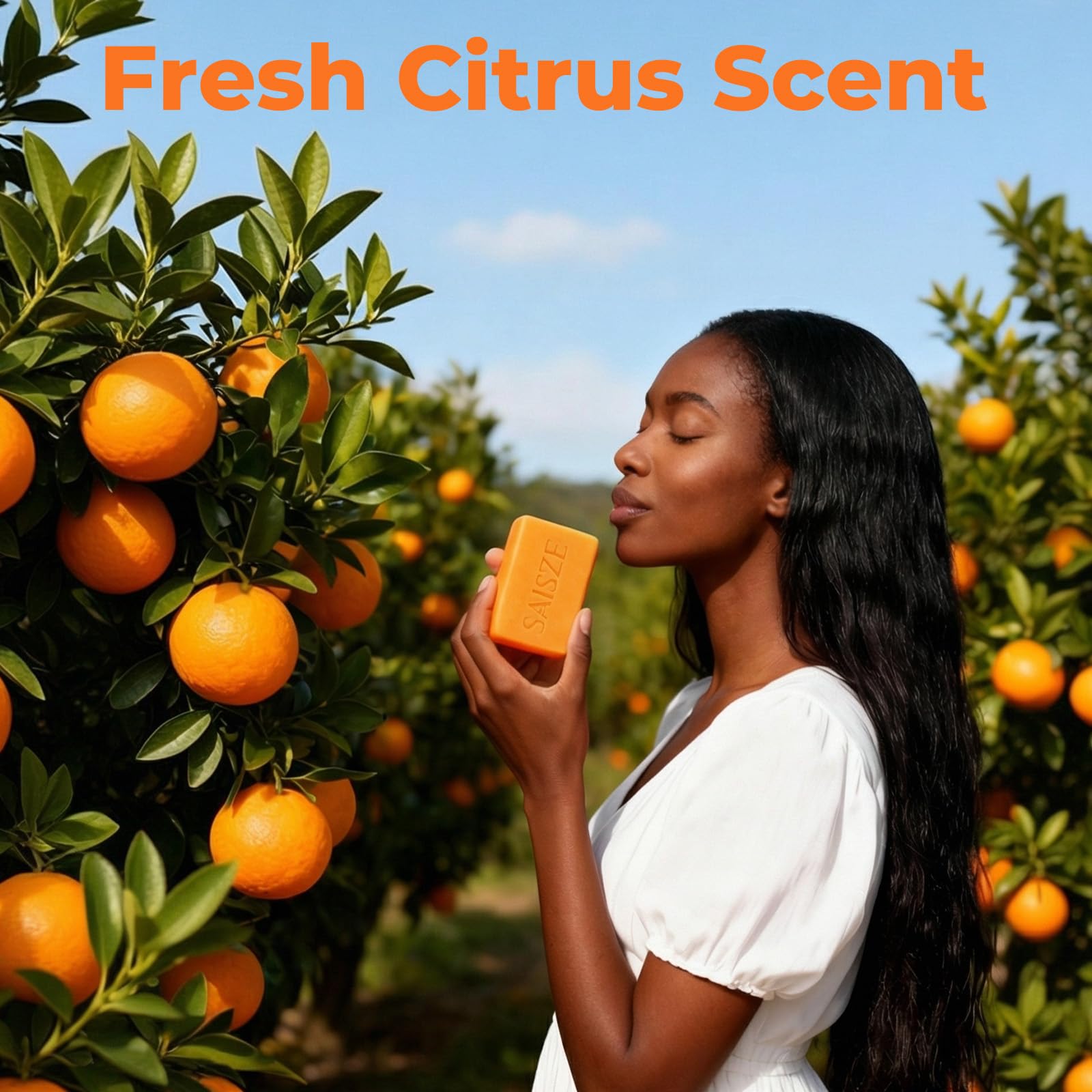 Two bars of Saisze brightening Kojic Acid soap side by side