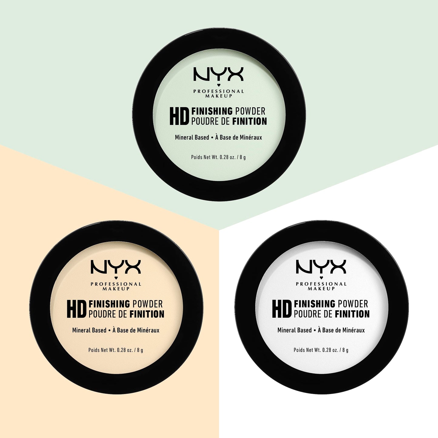 Applying NYX HD Finishing Powder with a tapered brush