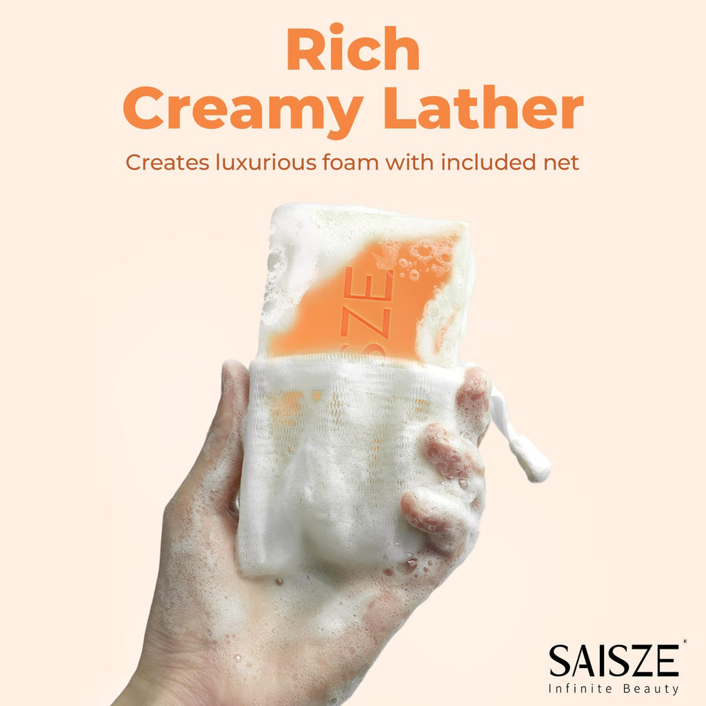 Side profile of Saisze 4 Ounces soap bars