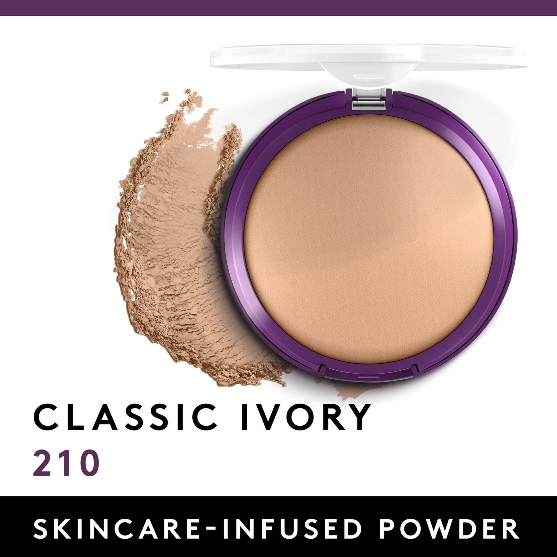 Covergirl Simply Ageless pressed powder compact open showing shade
