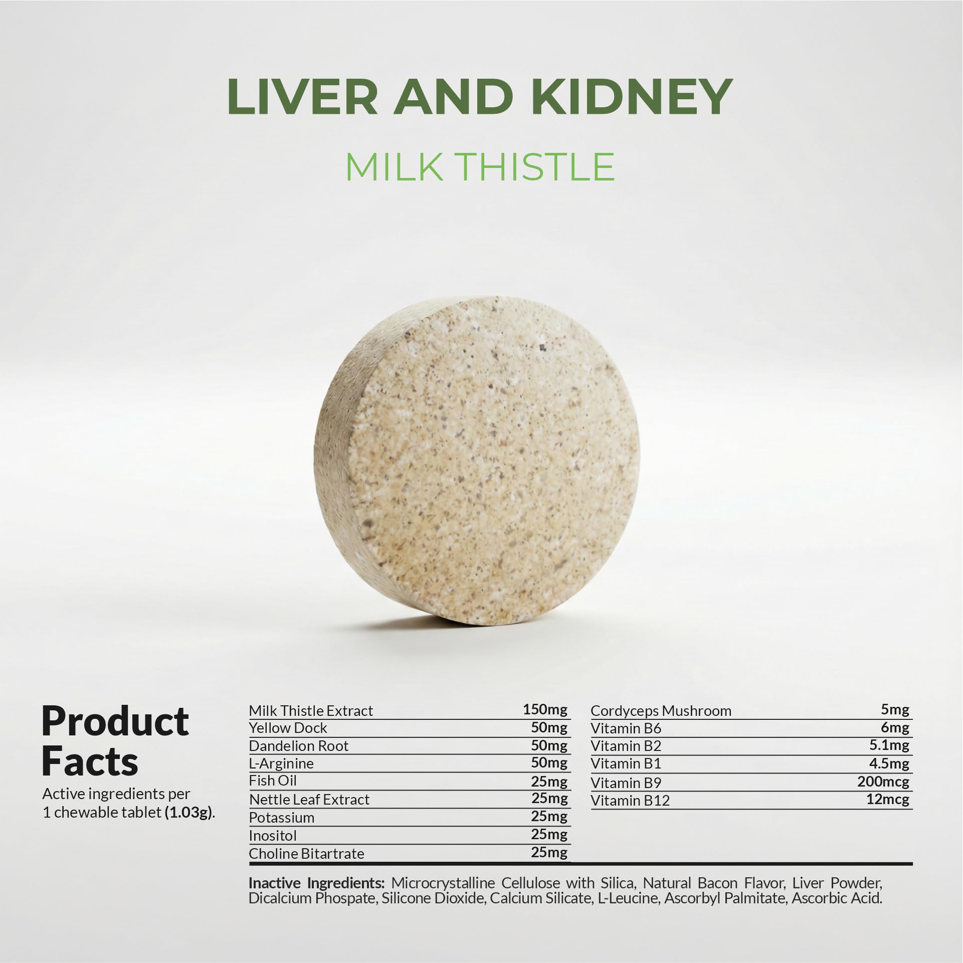 Coco and Luna veterinary formulated milk thistle supplement for dogs of all sizes and ages.