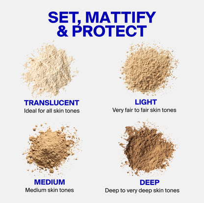 Supergoop! (Re)setting Face Powder application guide