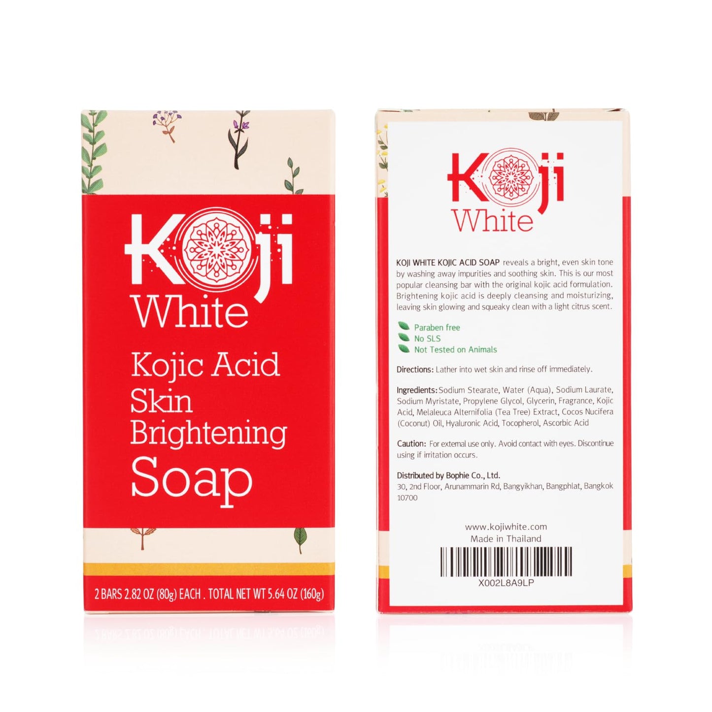 Koji White USA imported soap bars packaged securely for premium Indian e-commerce delivery.