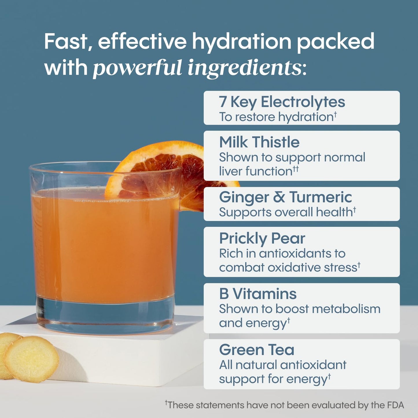 Individual stick packets of Hydralyte Plus hydration powder showing easy pour design