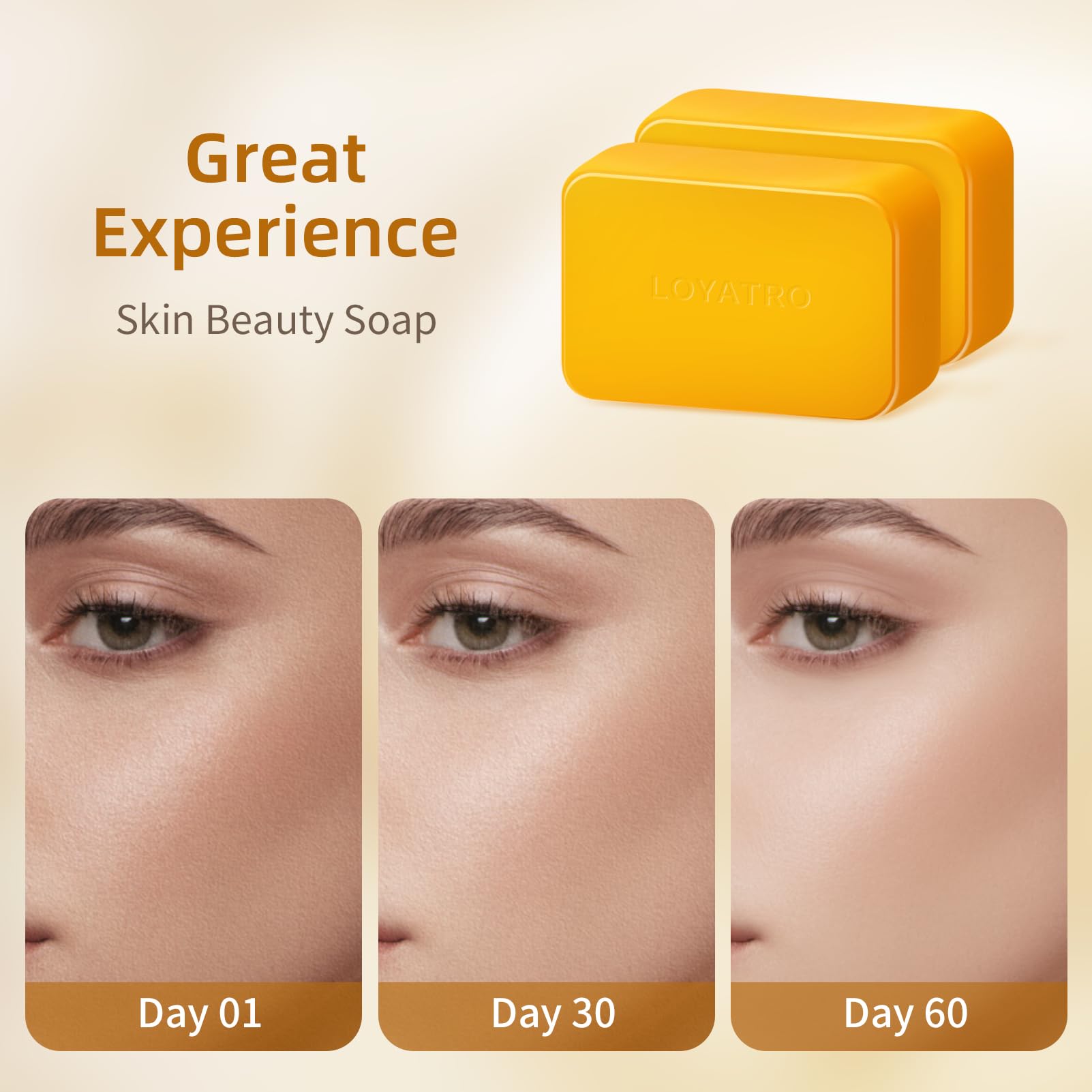 LOYATRO deep cleansing soap for acne scars and uneven skin tone