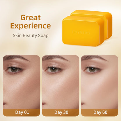 LOYATRO deep cleansing soap for acne scars and uneven skin tone