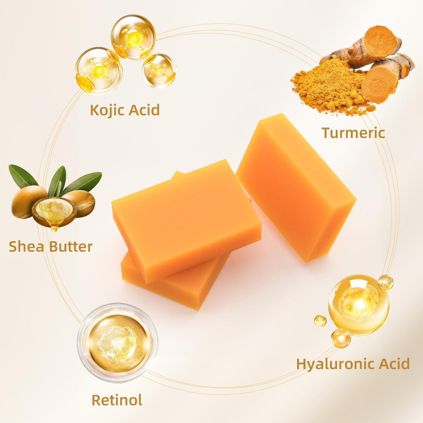 HOYEHOLA clarifying face soap close up showing rich lathering texture