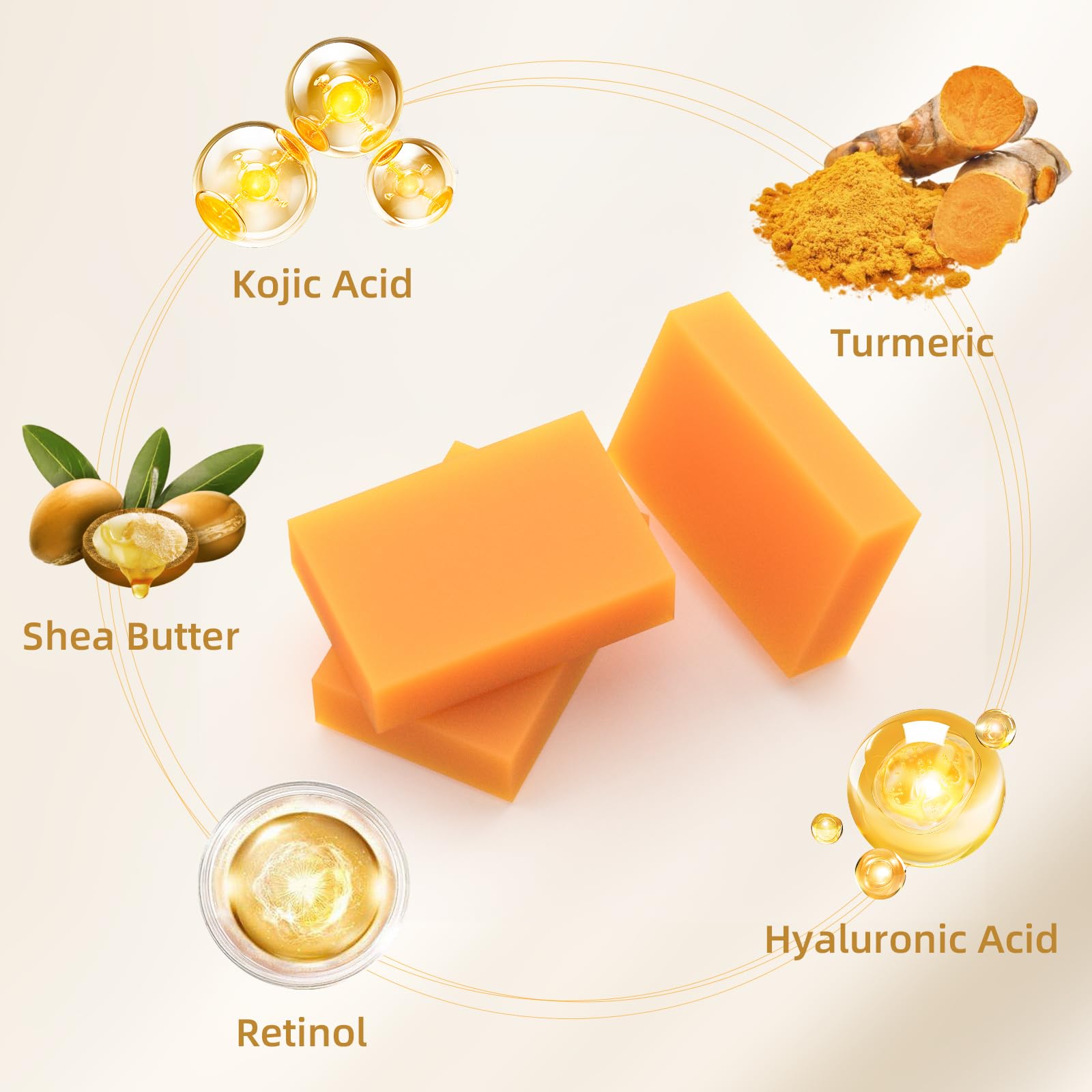HOYEHOLA clarifying face soap close up showing rich lathering texture