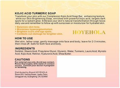 HOYEHOLA beauty cleansing bar for reducing acne scars and sun spots