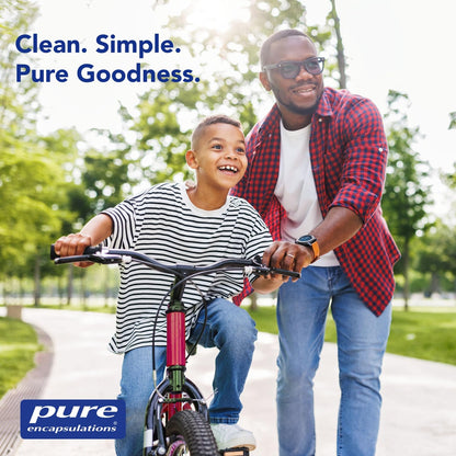 Pure Encapsulations milk thistle liver care packaging demonstrating secure premium quality seal