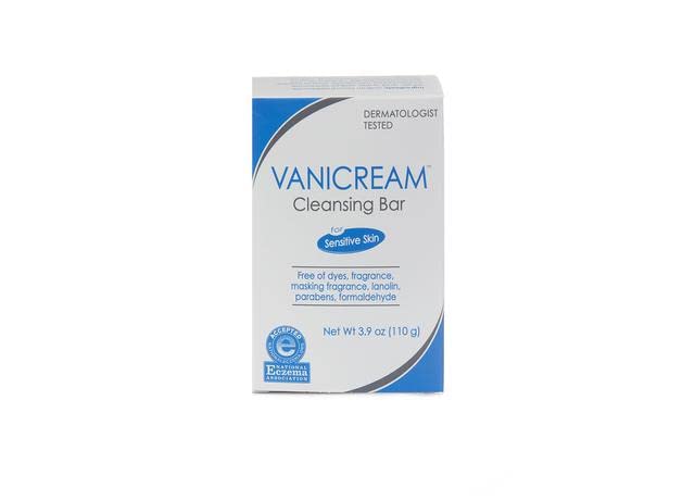 Vanicream two pack cleansing bar box dimensions and ingredients