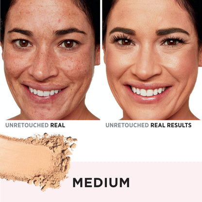 It Cosmetics CC+ Airbrush Perfecting Powder Foundation side profile of packaging