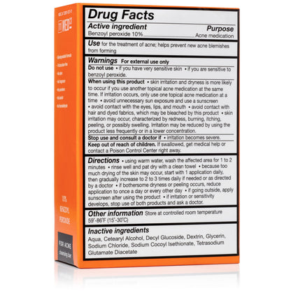 111MedCo 10 percent benzoyl peroxide acne soap bar packaging showing active ingredients and warnings