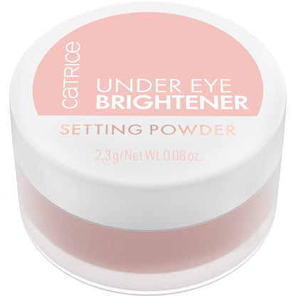 Catrice 010 Light Rose setting powder loose texture close up showing fine milling