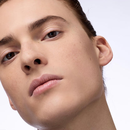 Catrice vegan and cruelty free shine control gel to powder applied on skin.