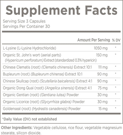 Premium USA imported immune support supplement for healthy lips and natural blister management.