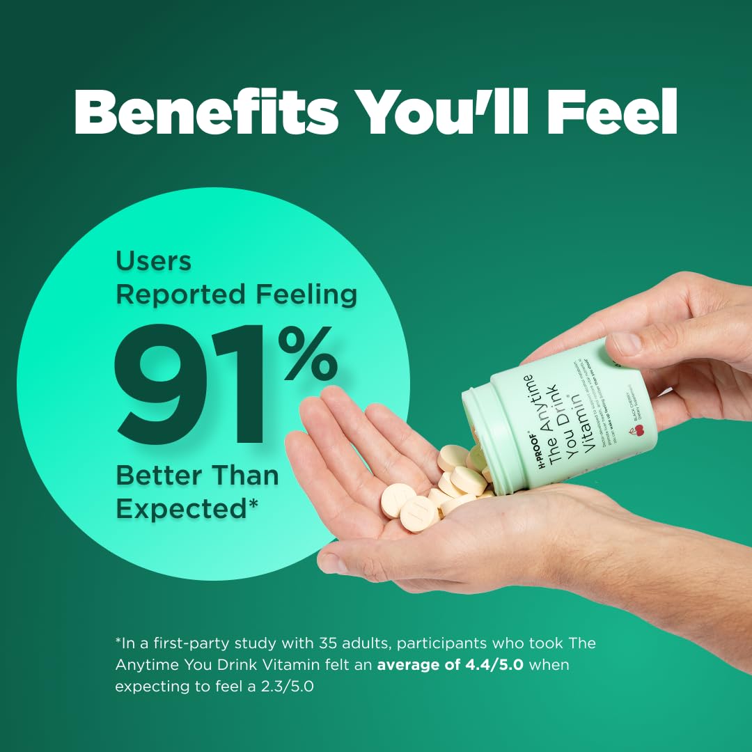 H-PROOF premium USA imported hangover recovery and immunity support chewables
