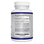 Close-up view of the 100 days supply safety seal and directions for O!VITA tablets.