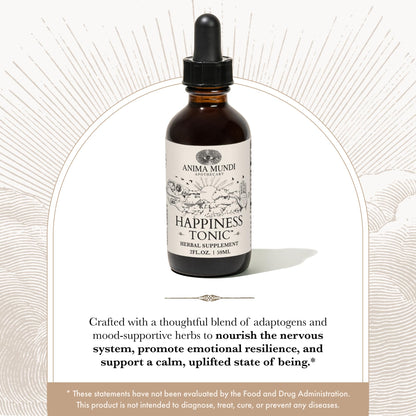 Back label view displaying the clean adaptogenic ingredients including Rhodiola and Mucuna Pruriens.