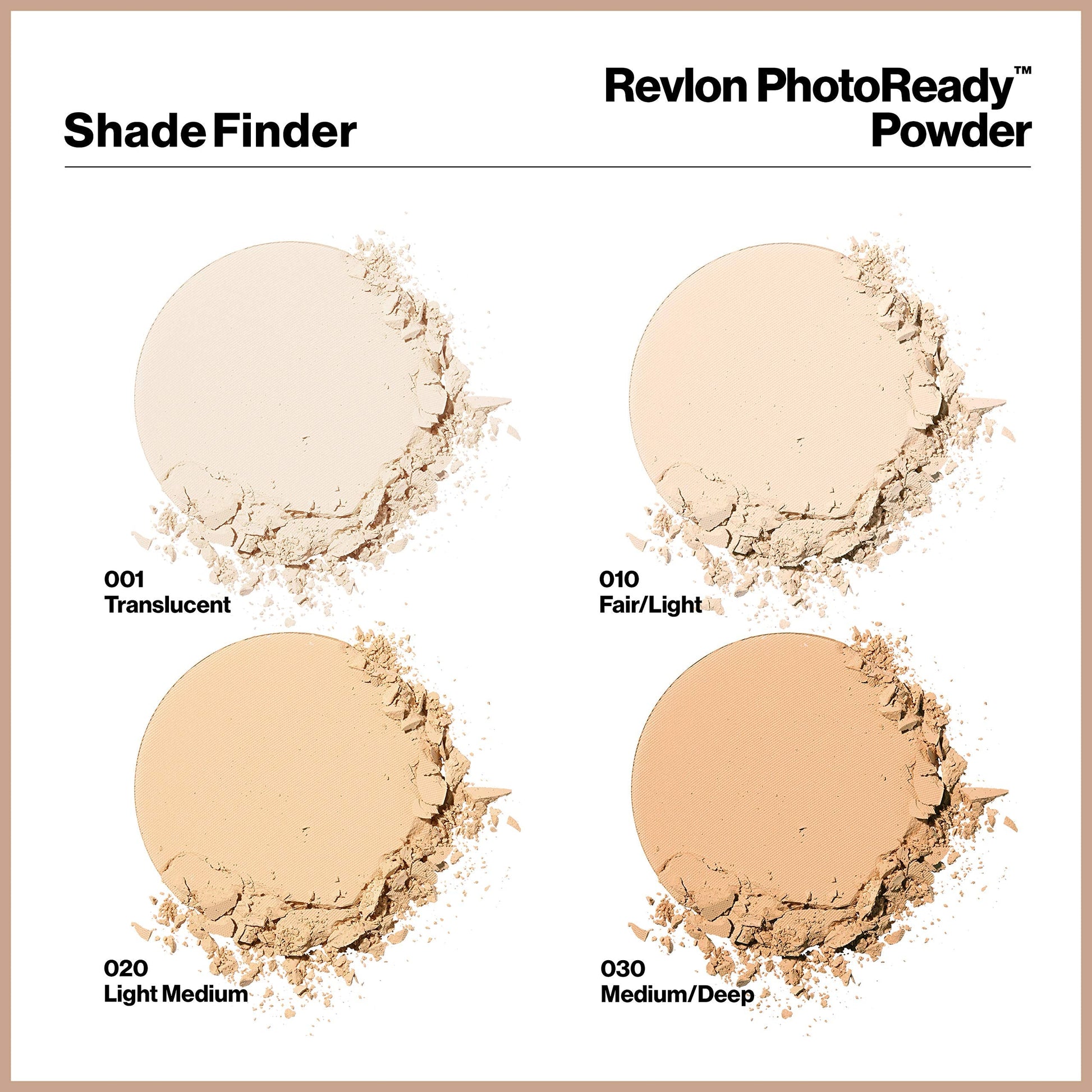 Side profile of Revlon PhotoReady Blurring Face Powder 020 Light Medium