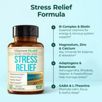 Authentic Vimerson Health natural stress management supplement highlighting the dairy-free and soy-free seal