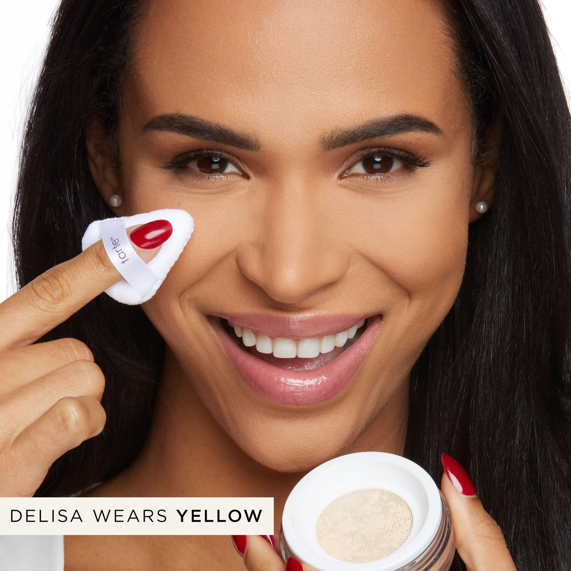 Tarte lightweight oil absorbing face powder product details display